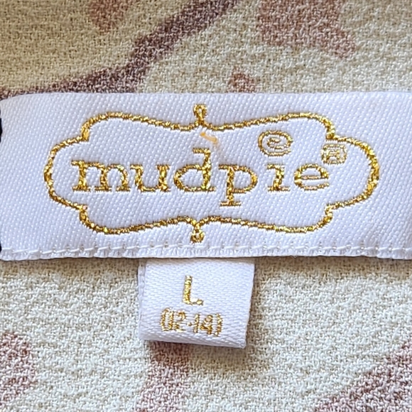 Mud Pie lace-up shirt Dress Floral Pattern  Size Large - Picture 2 of 10